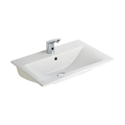 410842f1e5e00208340eea6a0960e93d-list Seramiksan - LUNA FLAT LAVABO 65 CM MOBİLYA GEÇMELİ - Görsel 1