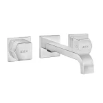 Eca - Royal Ankastre Lavabo Bataryası - 3 Delikli - Duvardan - L Çıkış Uçlu
