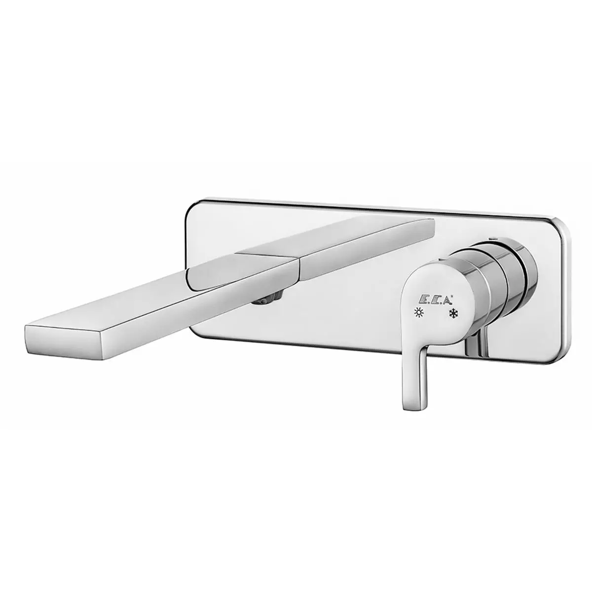 f6e3ef5a-aa9f-4031-8b06-42aa9df52153 Eca - Icon Ankastre Lavabo Bataryası Sıva Üstü Grubu - Tek Rozet - Görsel 1